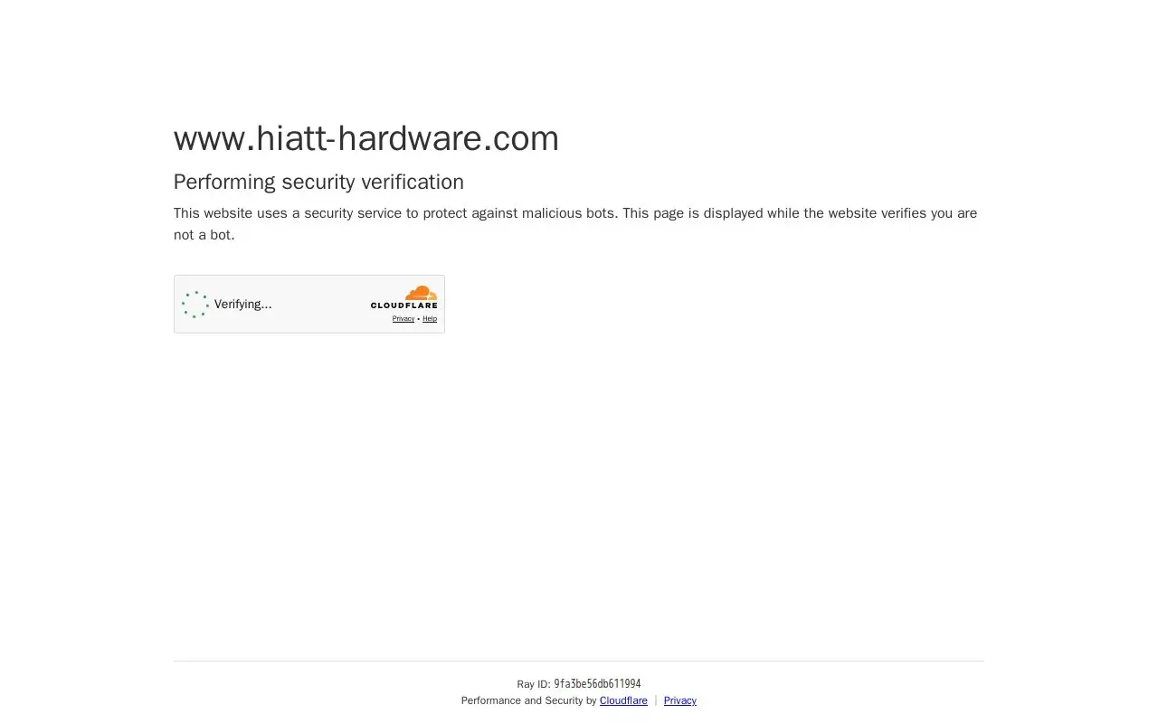 Landing page screenshot