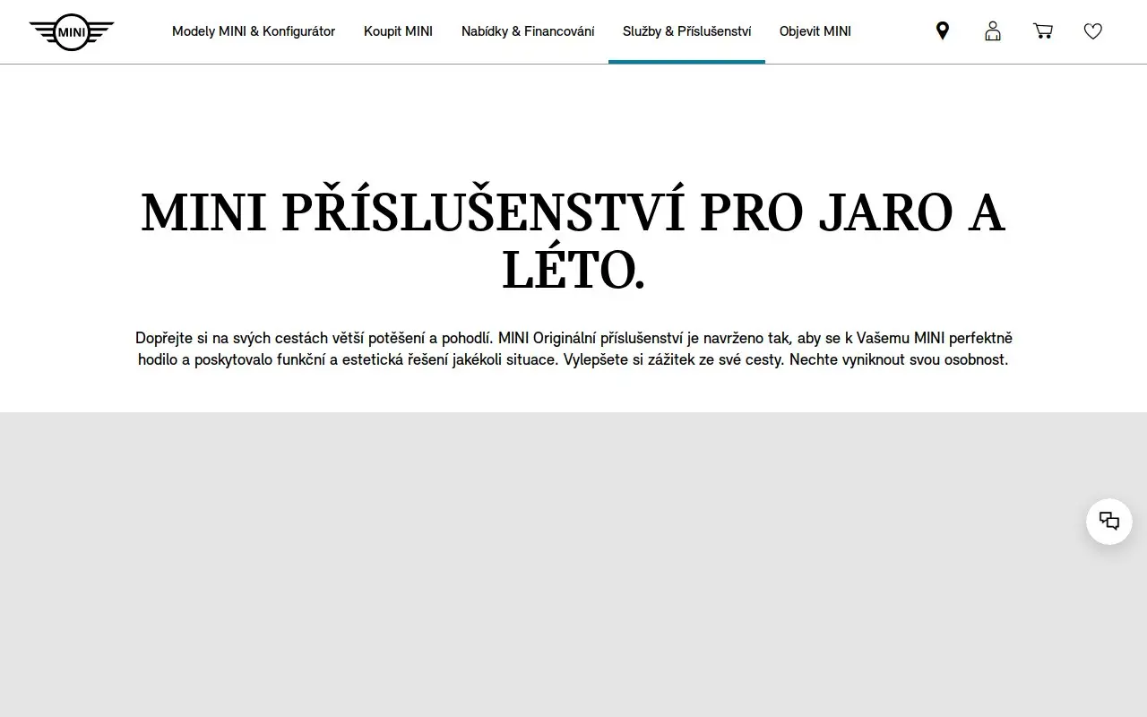Landing page screenshot