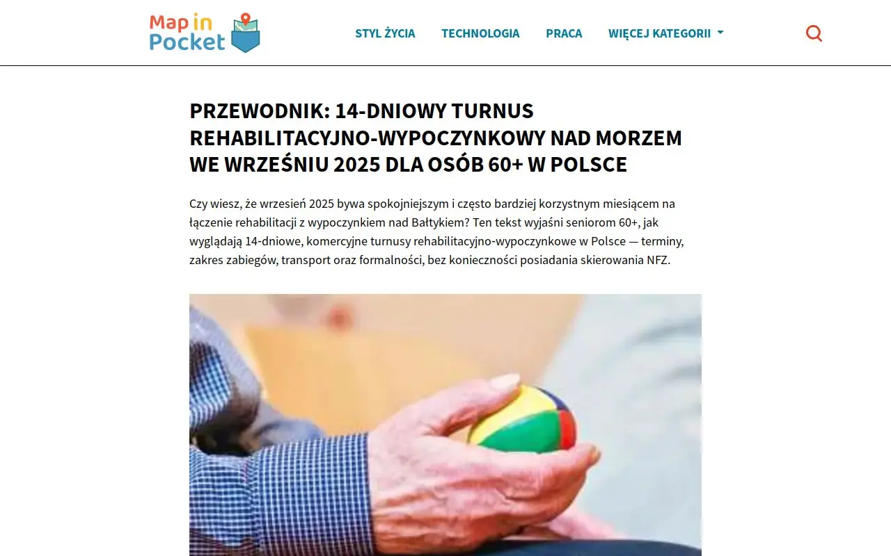 Landing page screenshot
