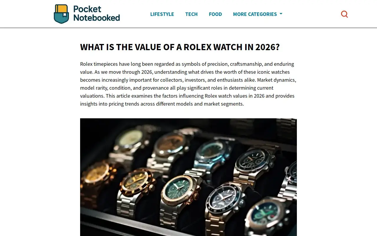Landing page screenshot