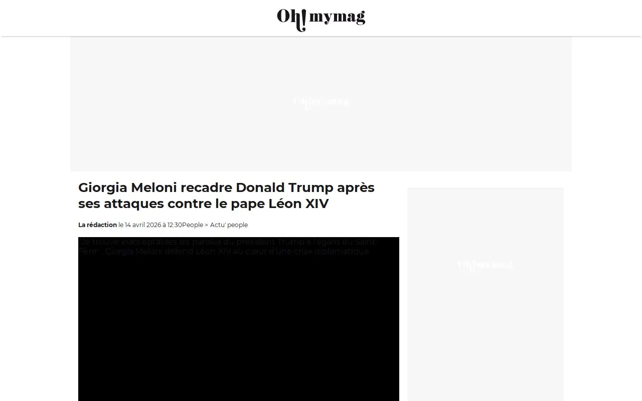 Landing page screenshot