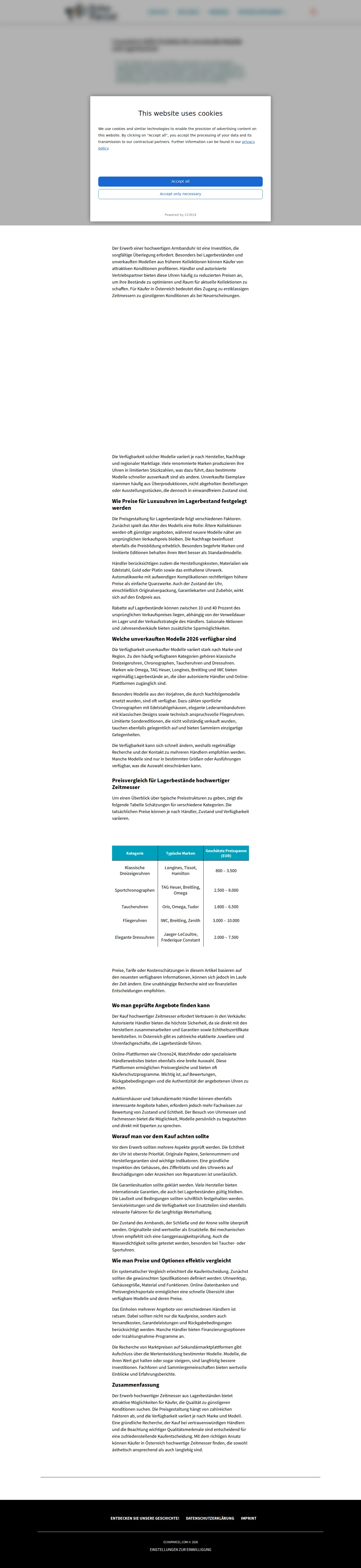 Landing page screenshot