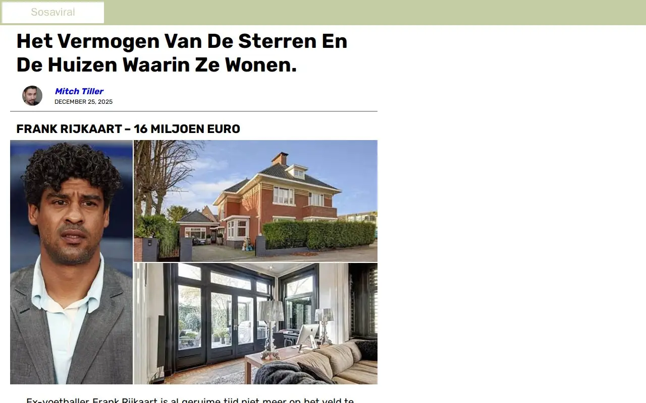 Landing page screenshot