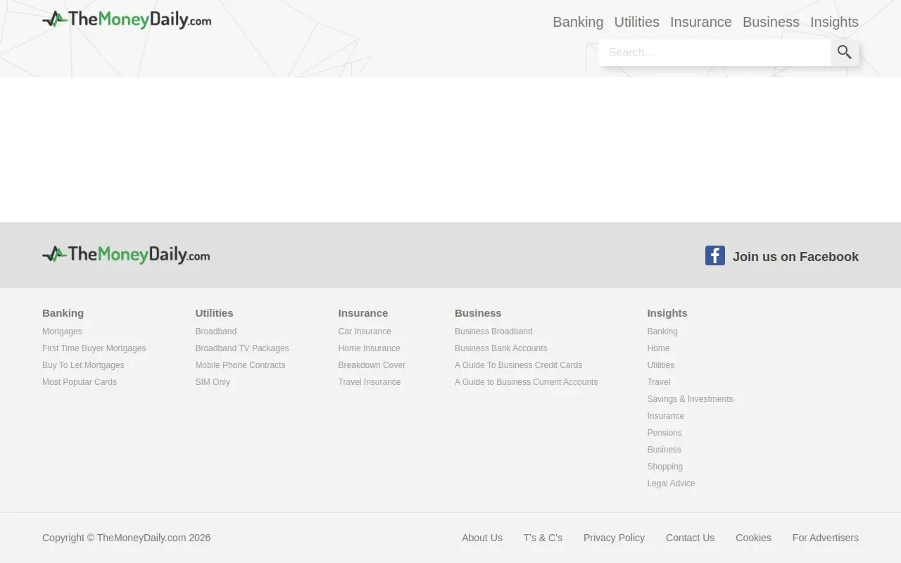 Landing page screenshot