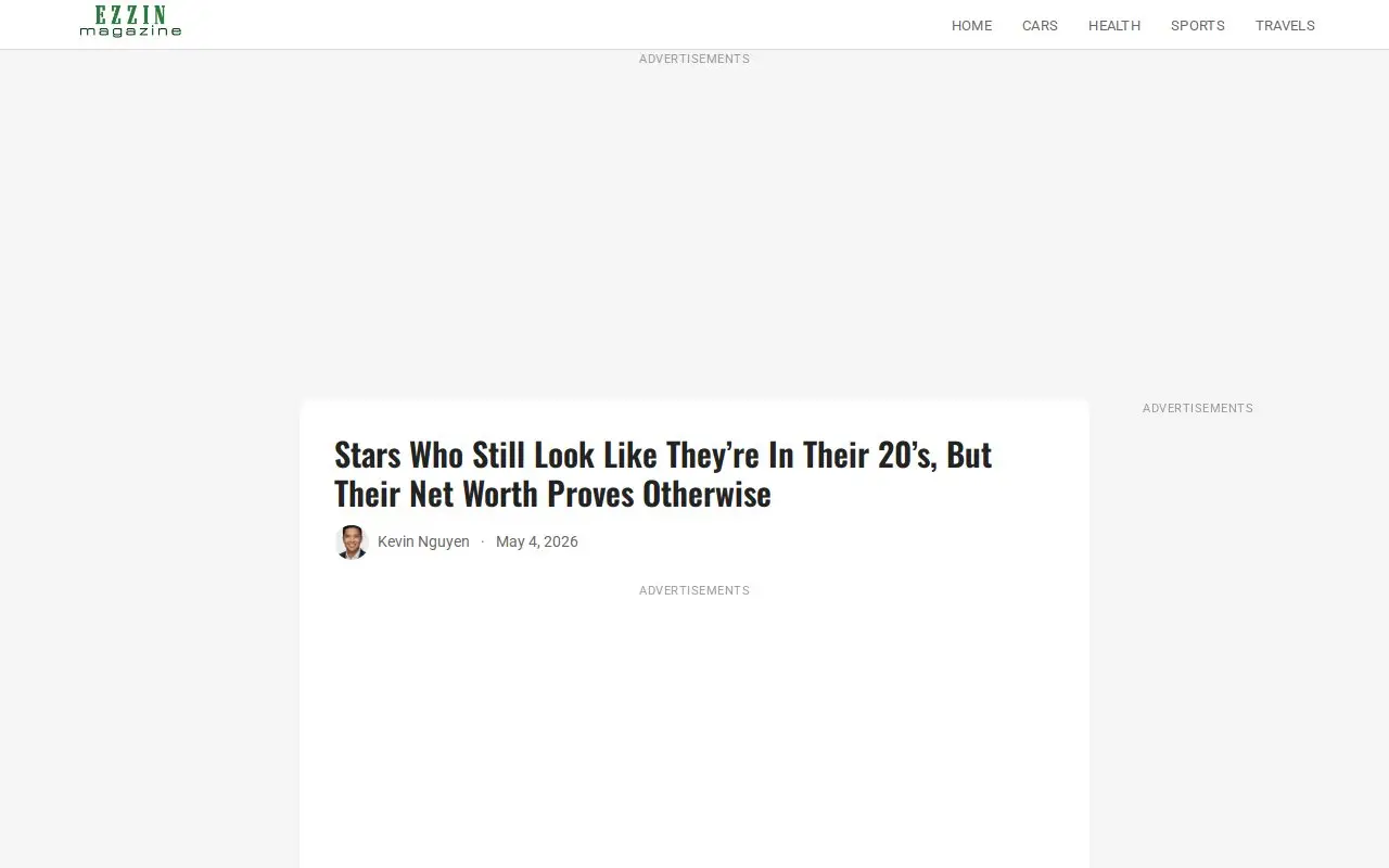 Landing page screenshot