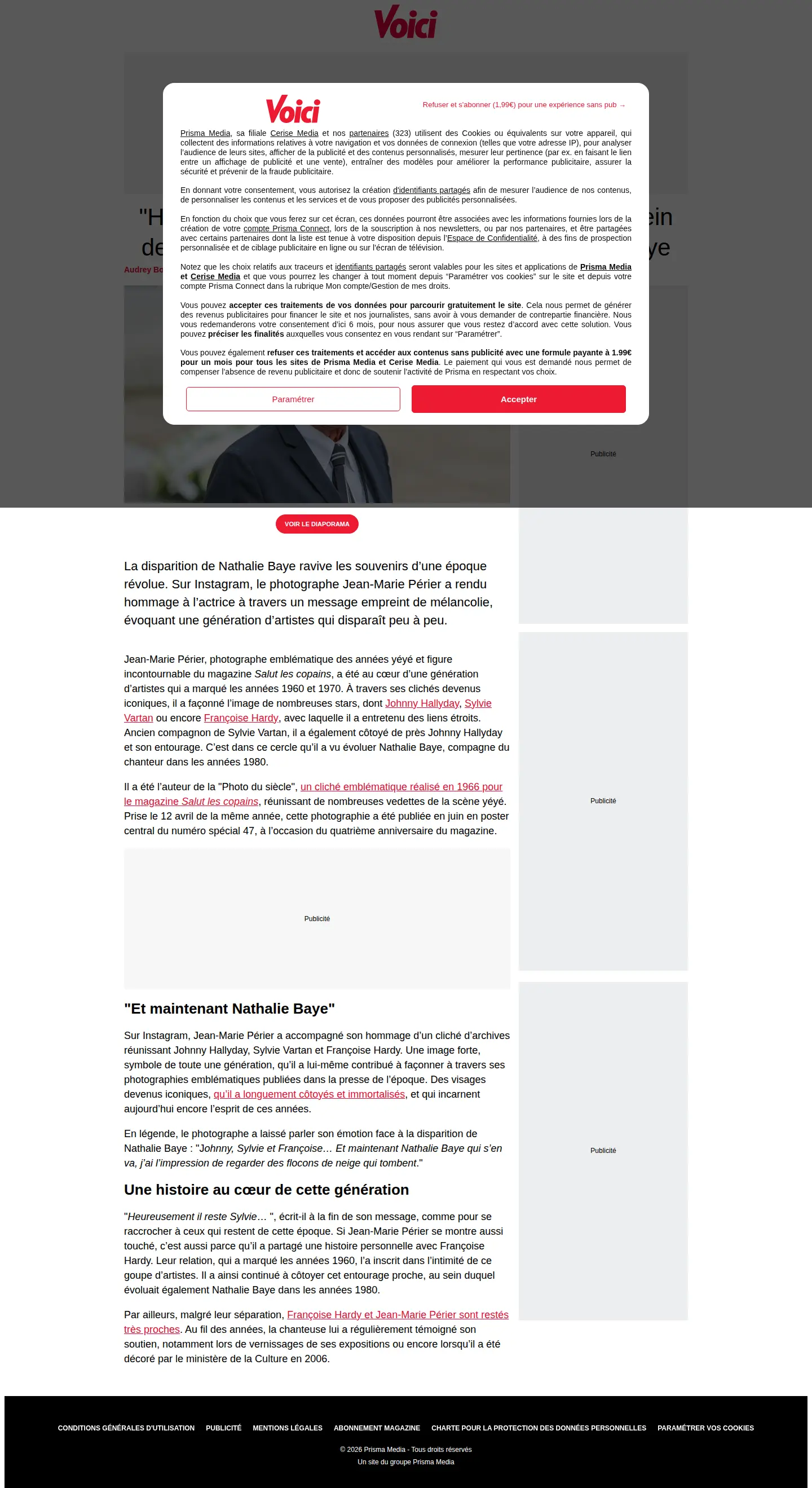 Landing page screenshot