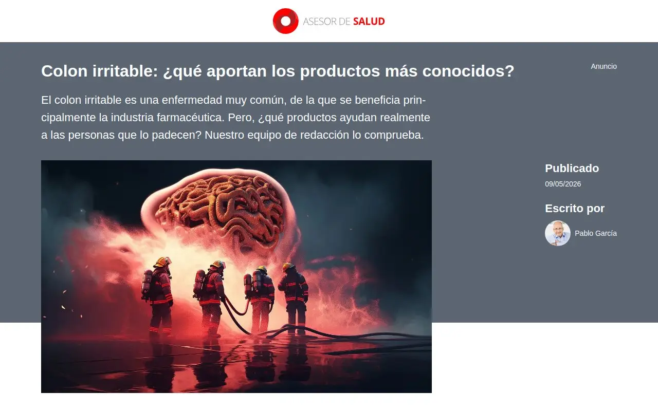 Landing page screenshot
