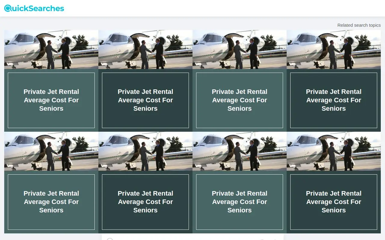 Landing page screenshot