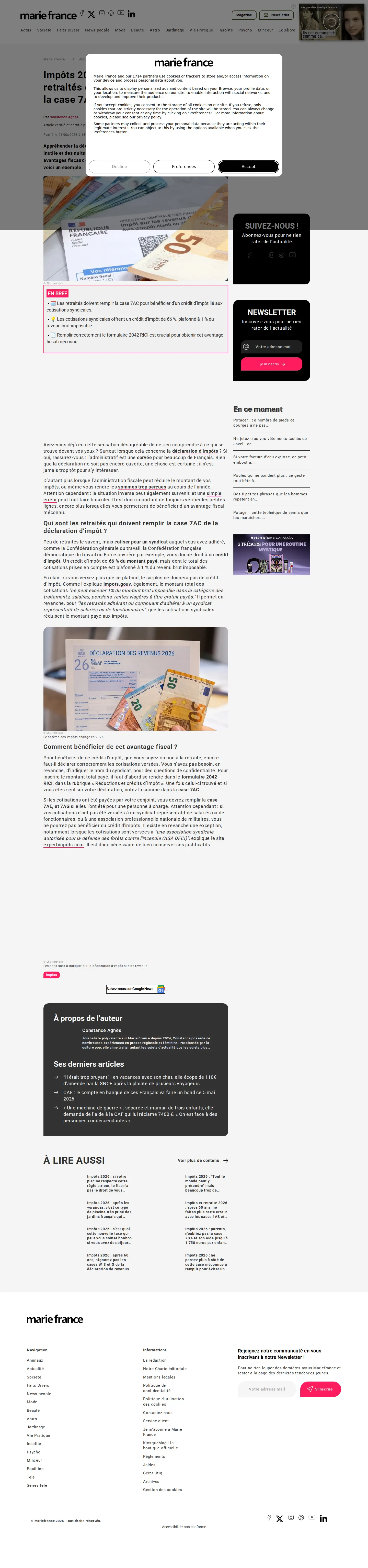 Landing page screenshot