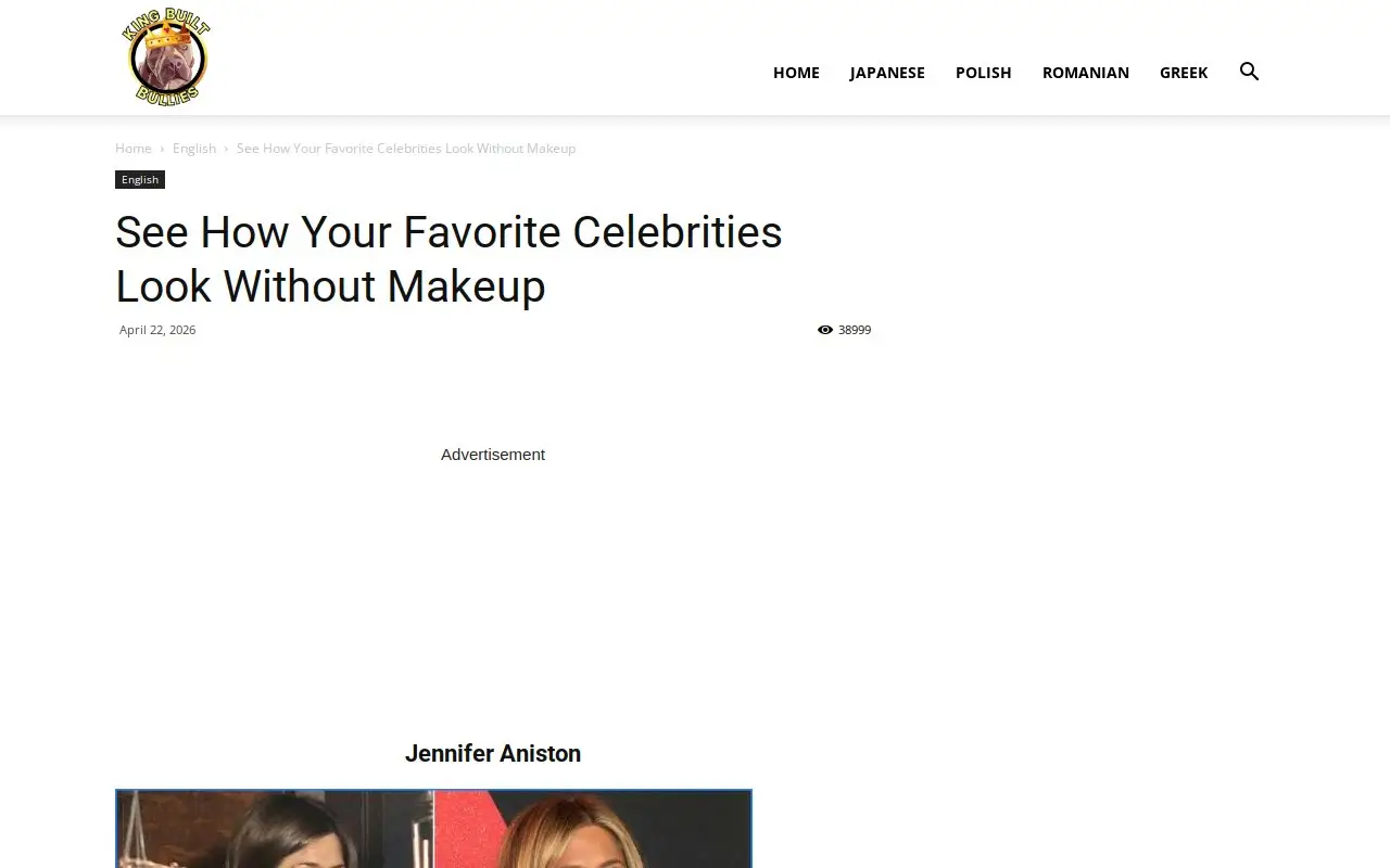 Landing page screenshot
