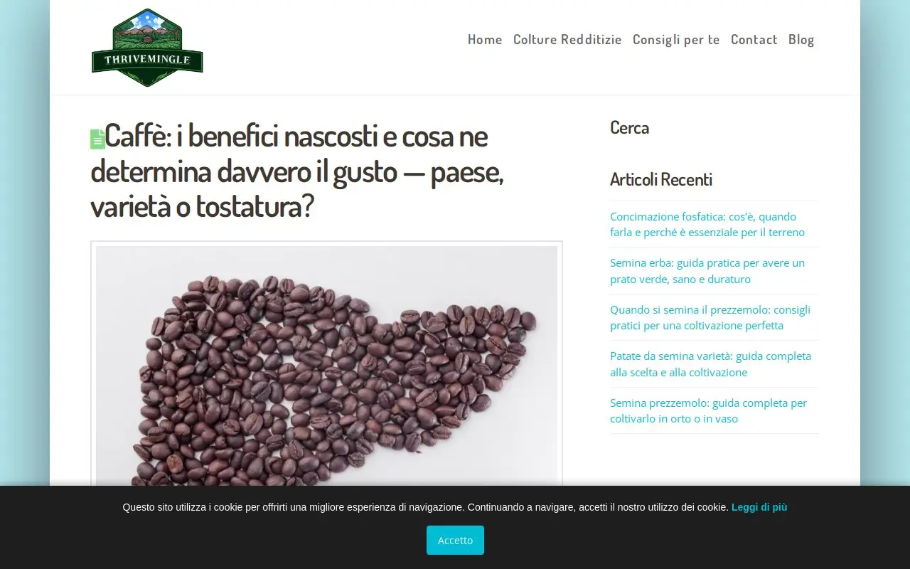 Landing page screenshot
