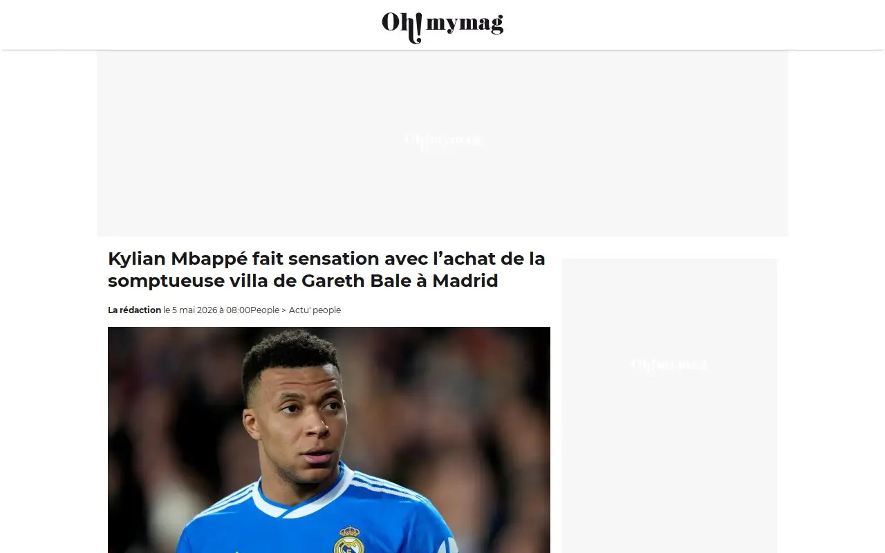 Landing page screenshot
