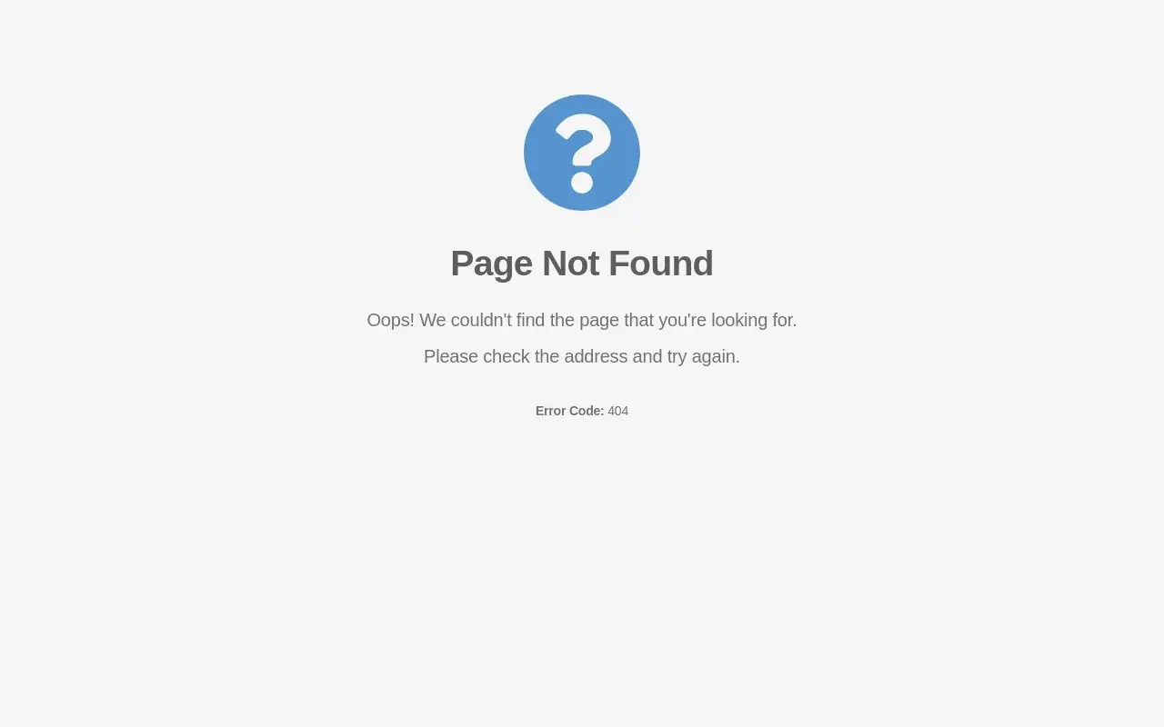 Landing page screenshot