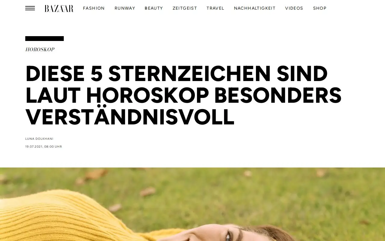Landing page screenshot