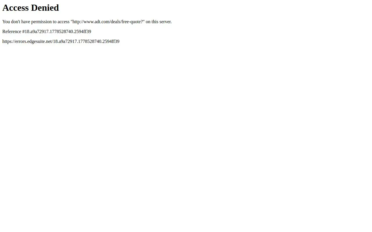 Landing page screenshot