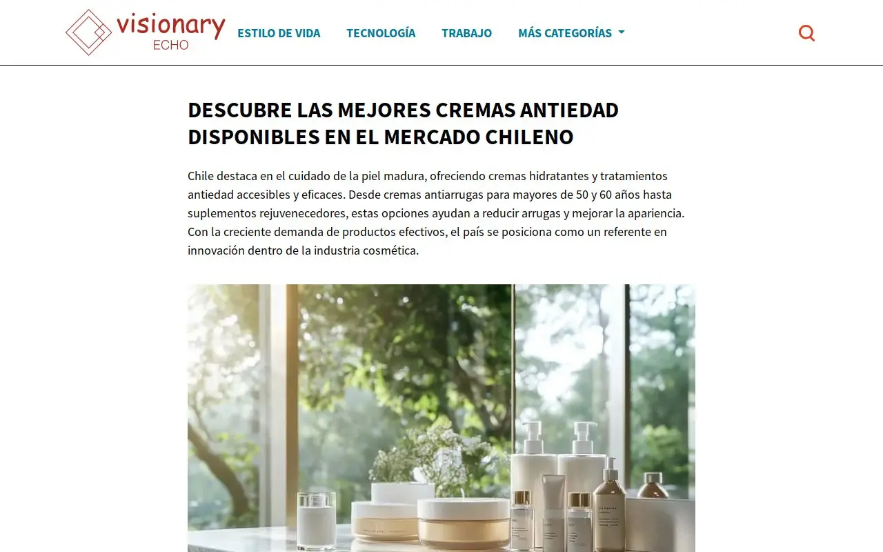 Landing page screenshot