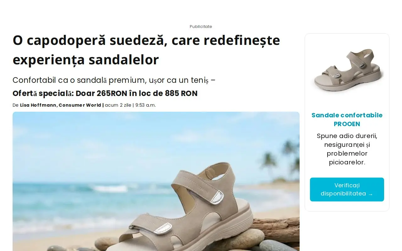 Landing page screenshot