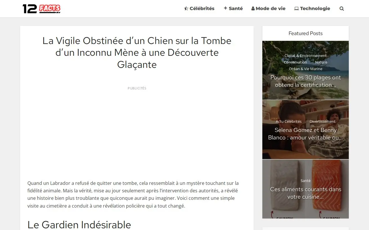 Landing page screenshot