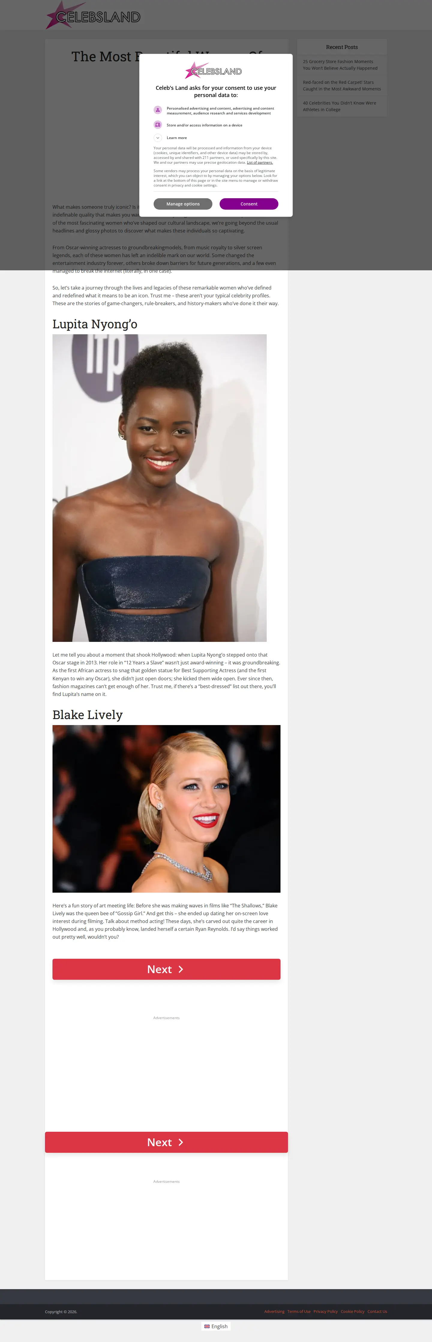 Landing page screenshot
