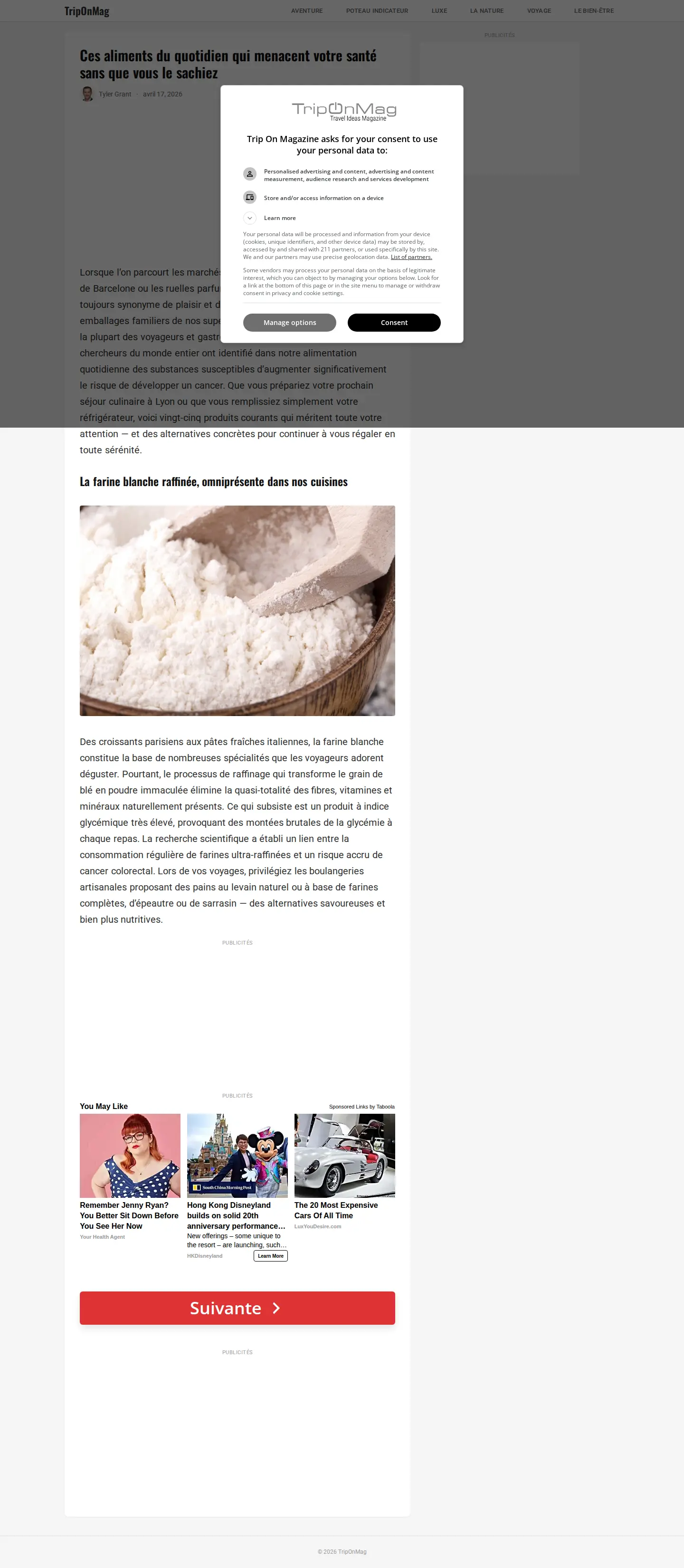 Landing page screenshot