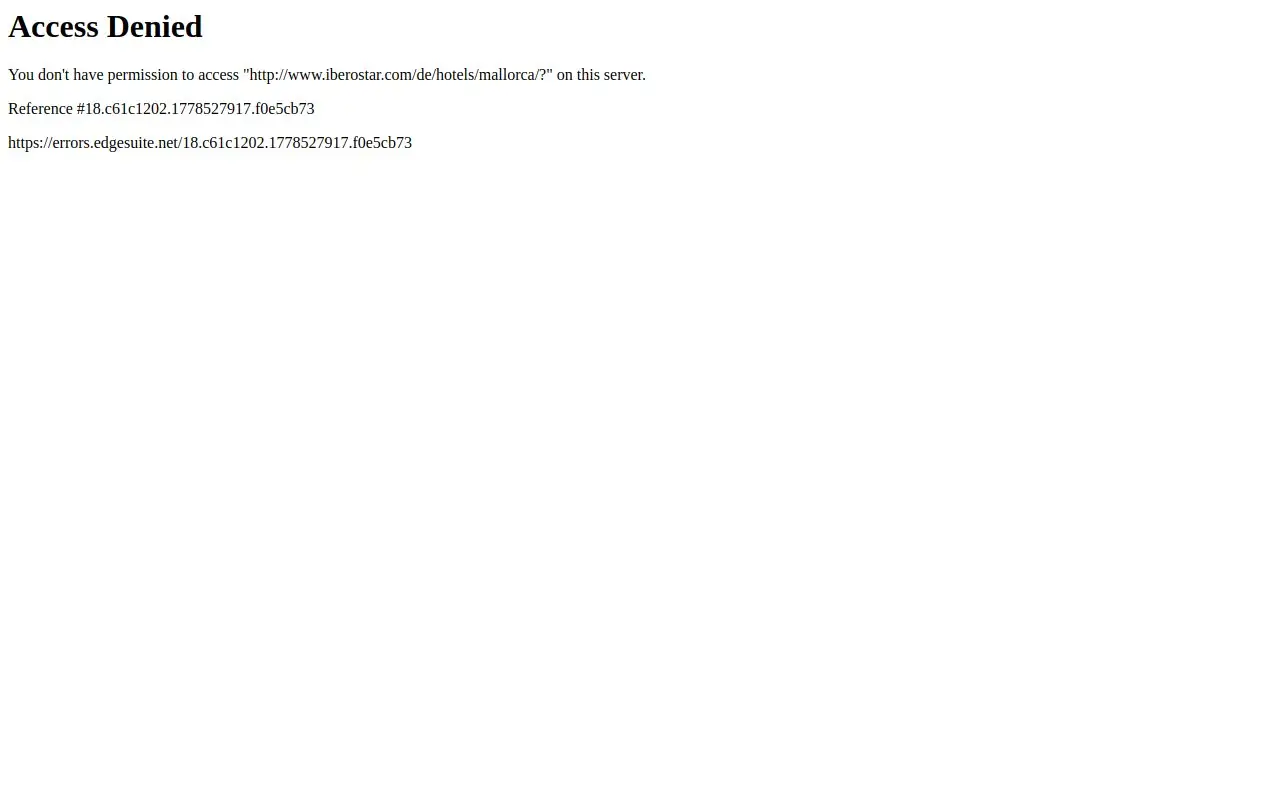 Landing page screenshot