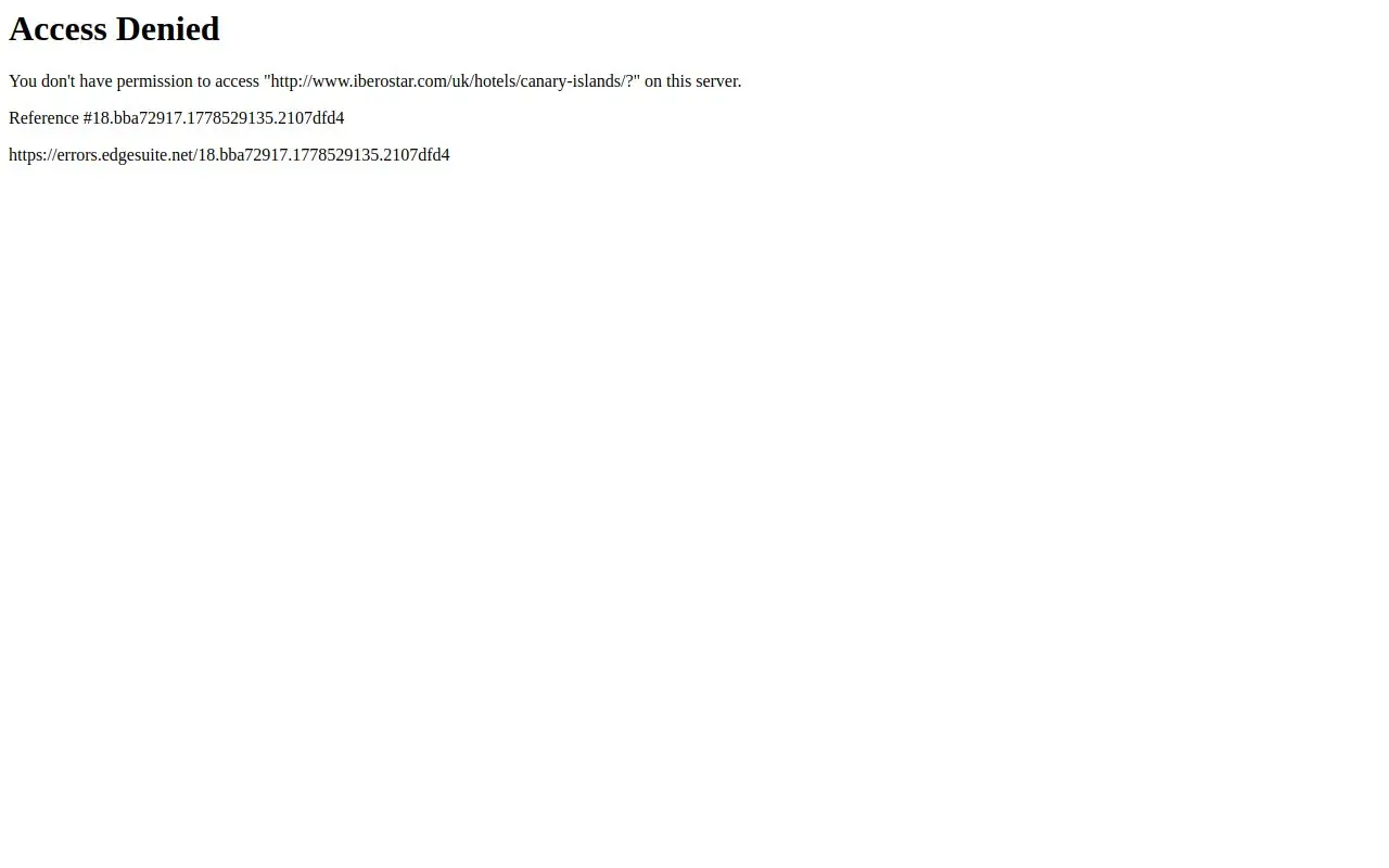 Landing page screenshot
