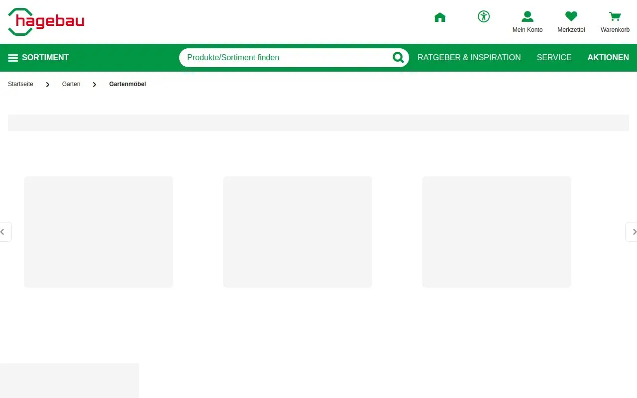 Landing page screenshot