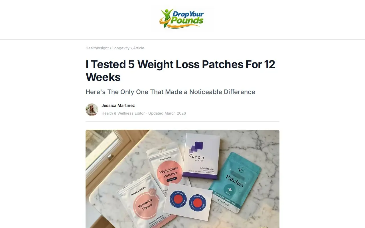 Landing page screenshot