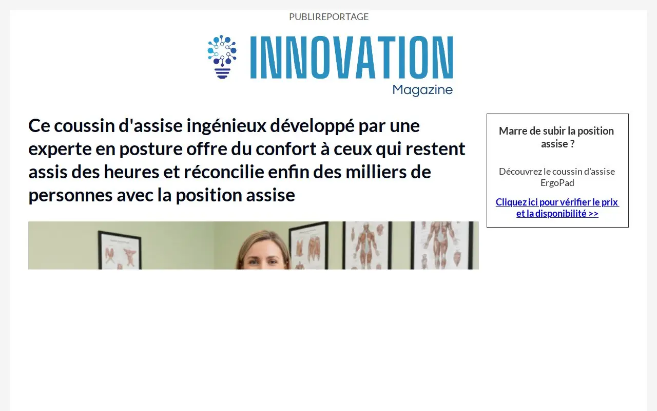 Landing page screenshot