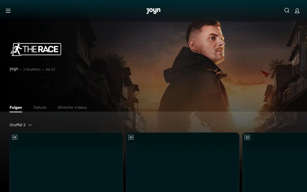 Landing page screenshot
