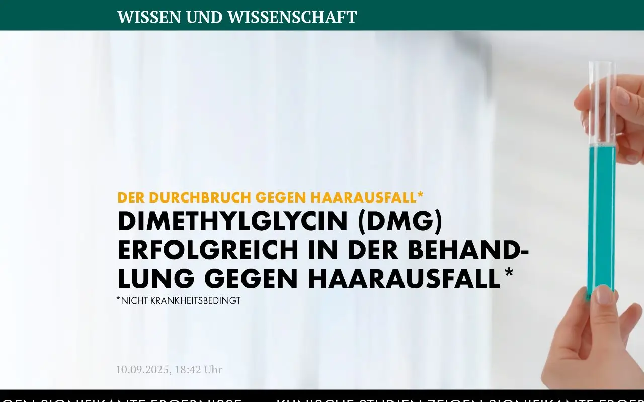 Landing page screenshot