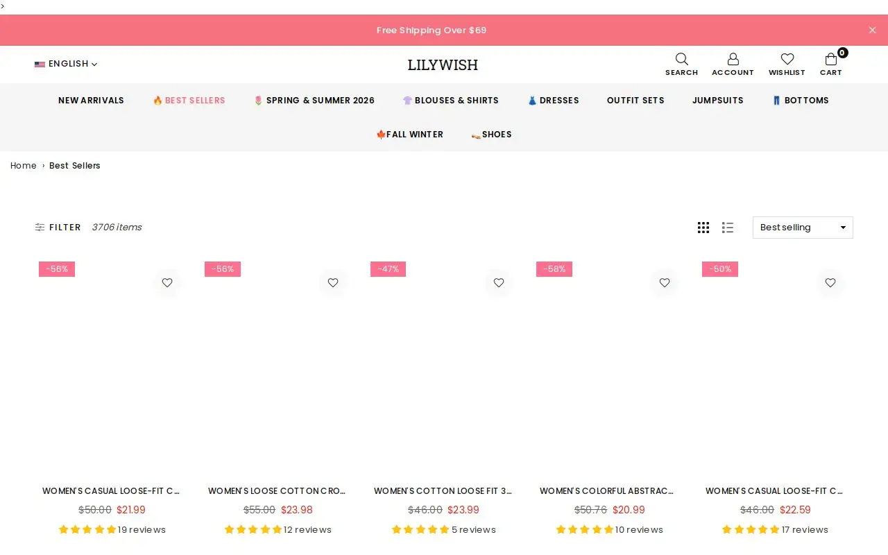 Landing page screenshot
