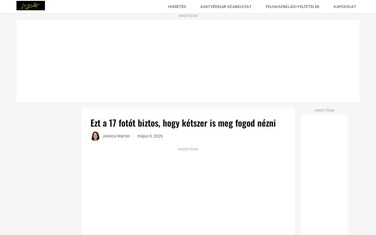 Landing page screenshot