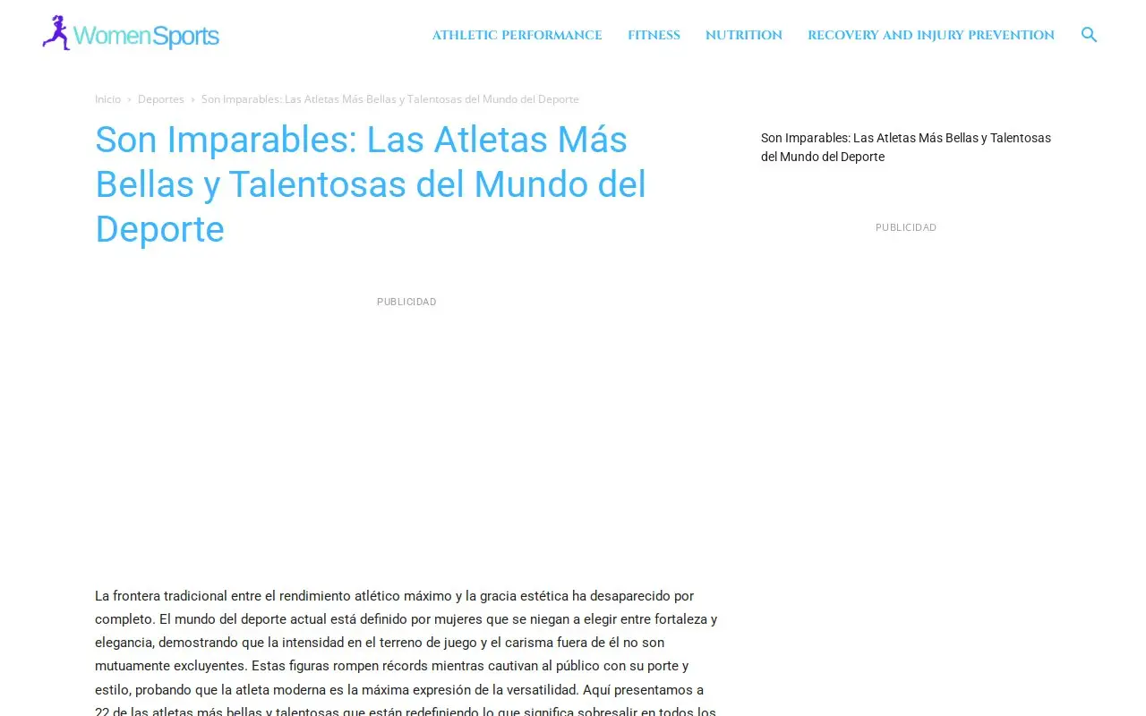 Landing page screenshot