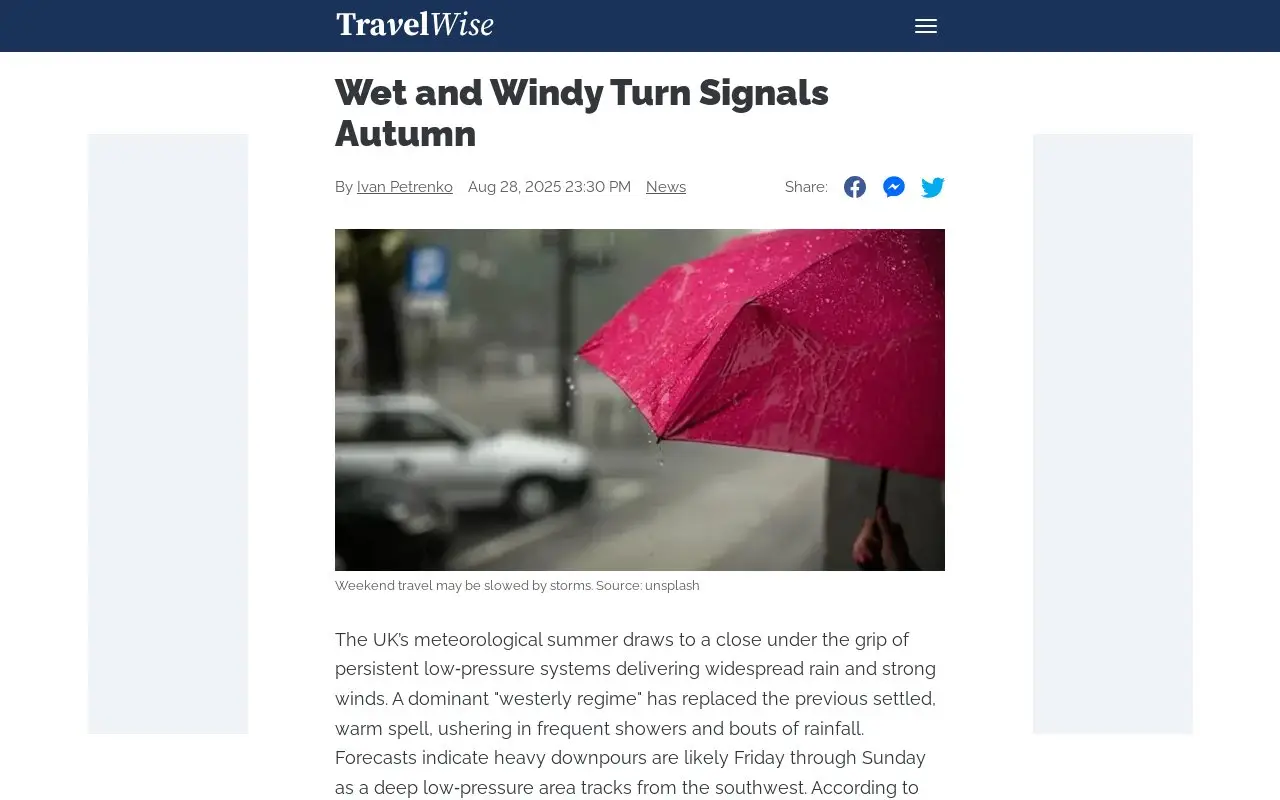 Landing page screenshot