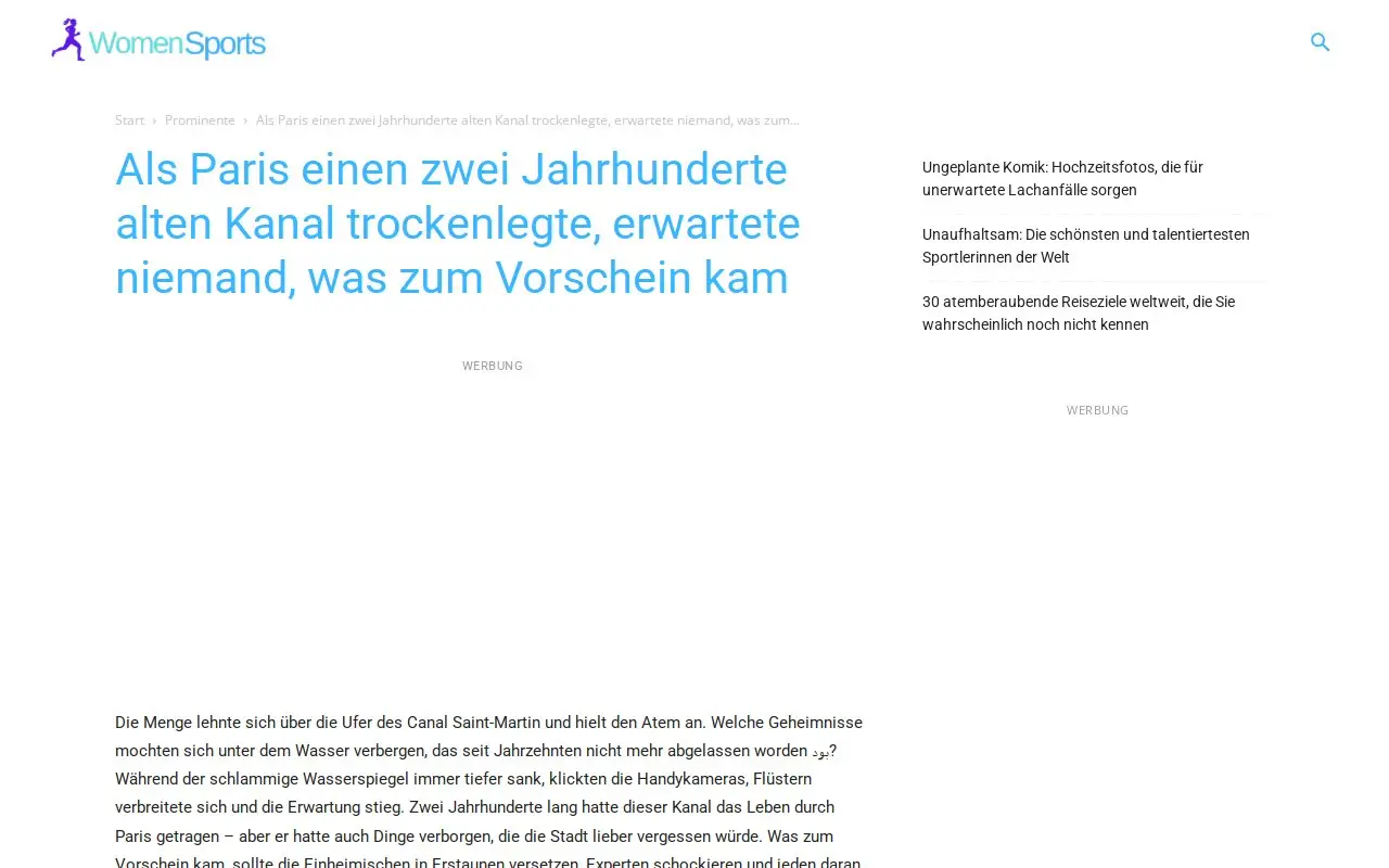 Landing page screenshot