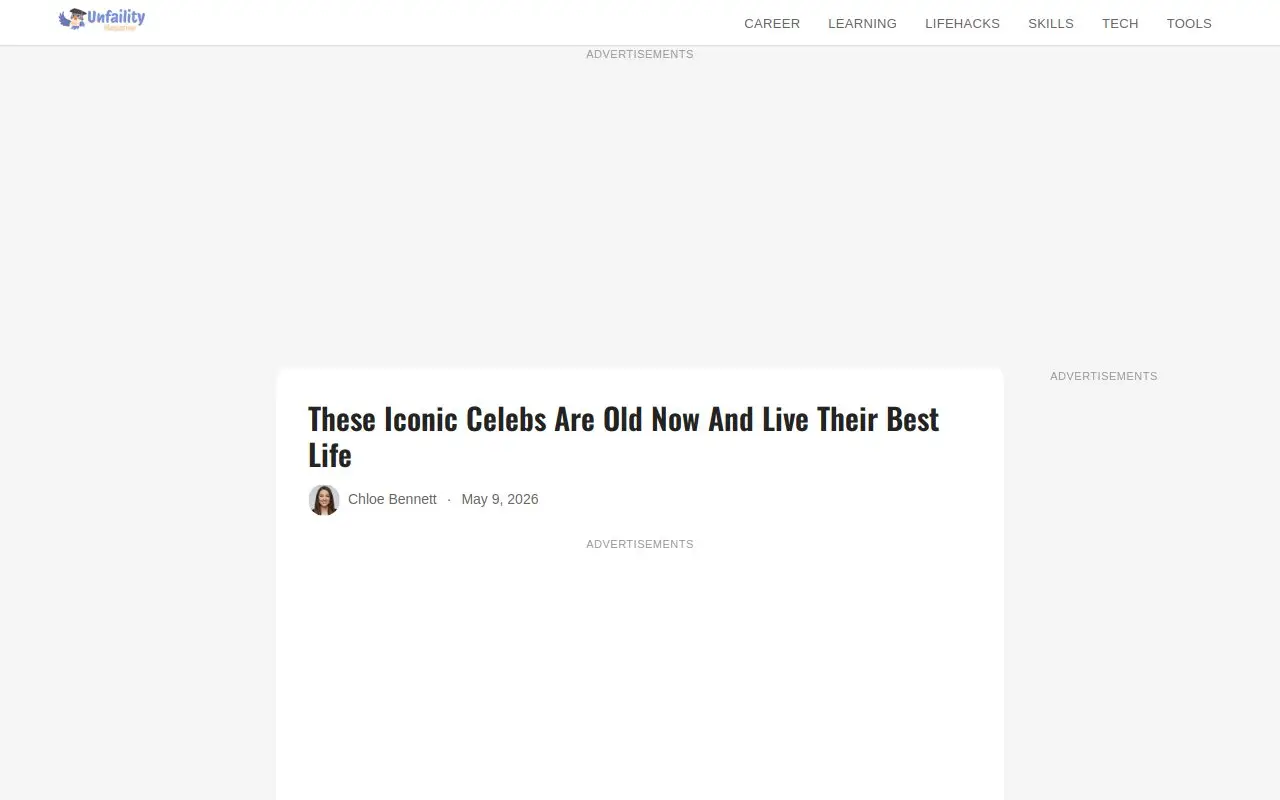 Landing page screenshot
