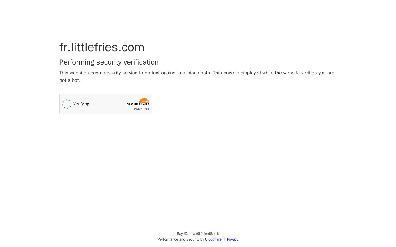 Landing page screenshot