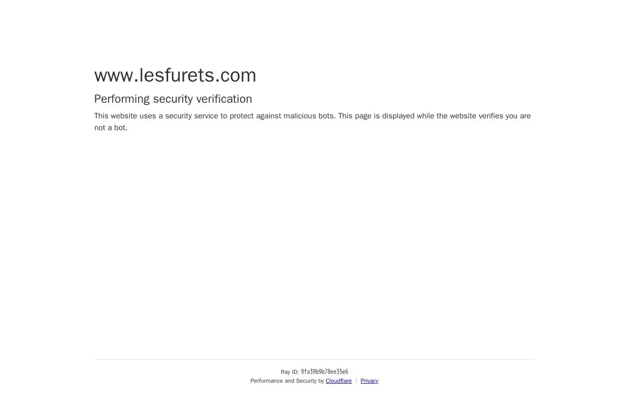 Landing page screenshot