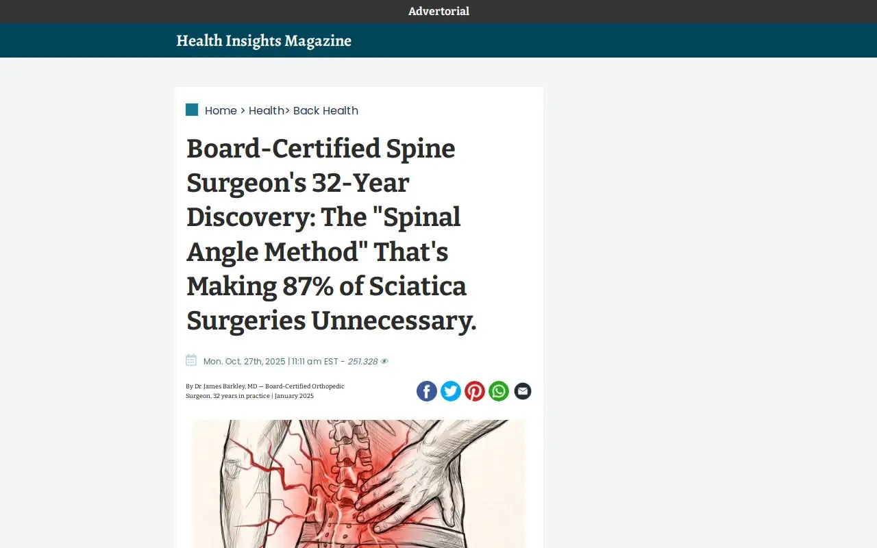 Landing page screenshot