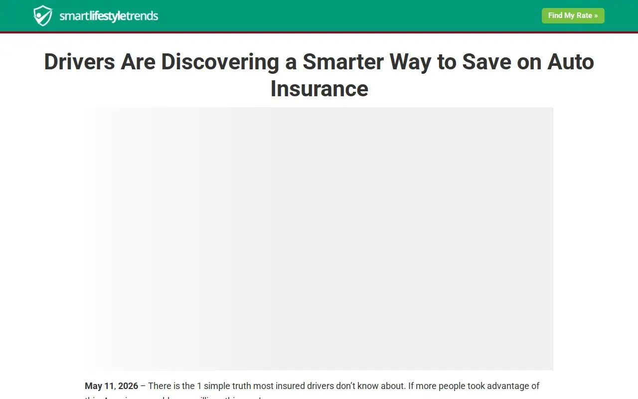 Landing page screenshot