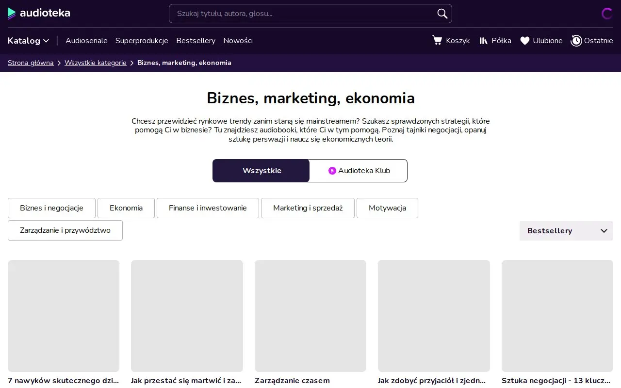Landing page screenshot