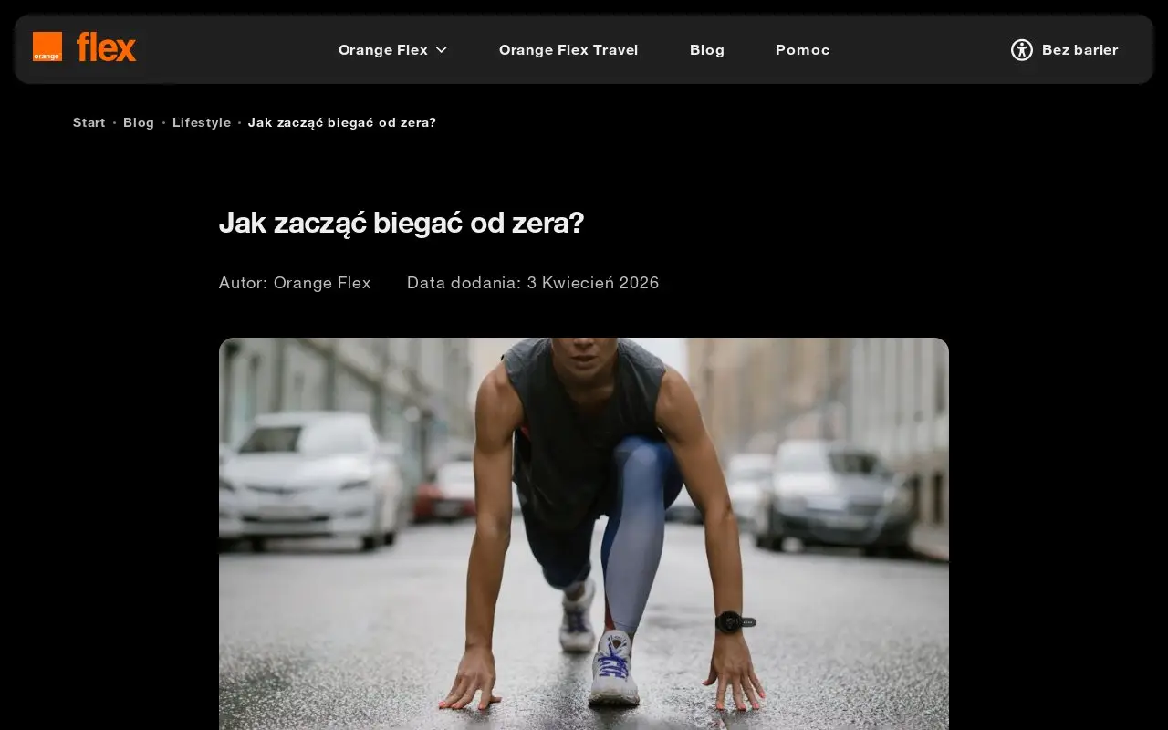 Landing page screenshot