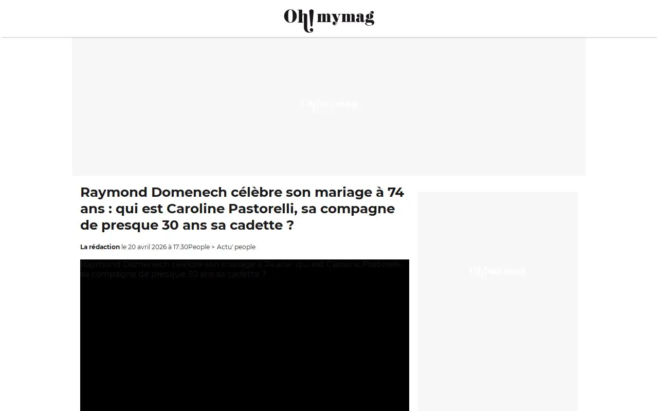 Landing page screenshot