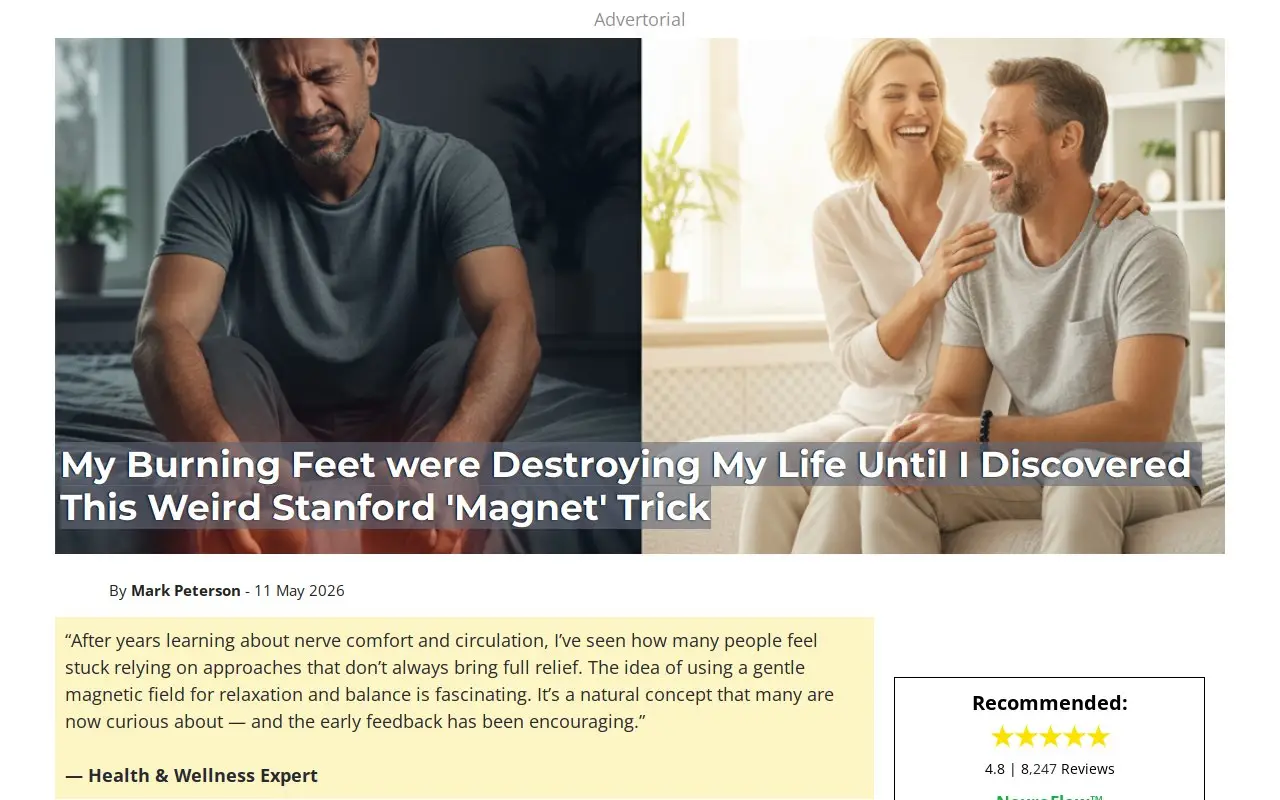 Landing page screenshot
