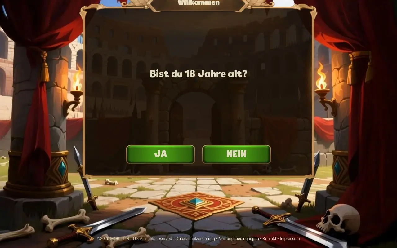 Landing page screenshot
