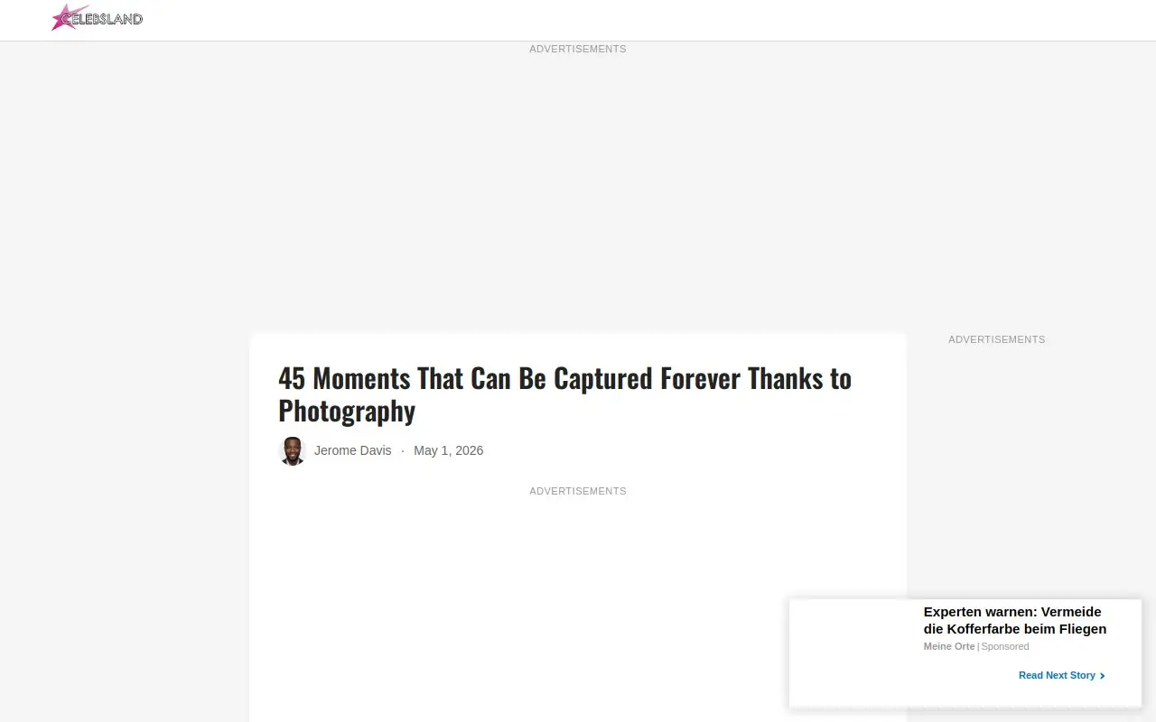 Landing page screenshot