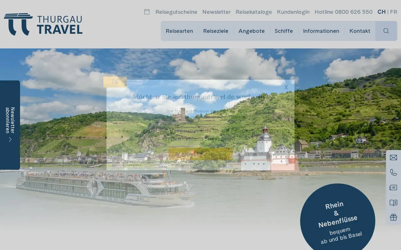 Landing page screenshot
