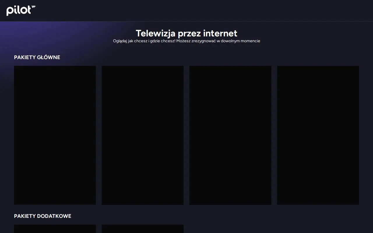 Landing page screenshot