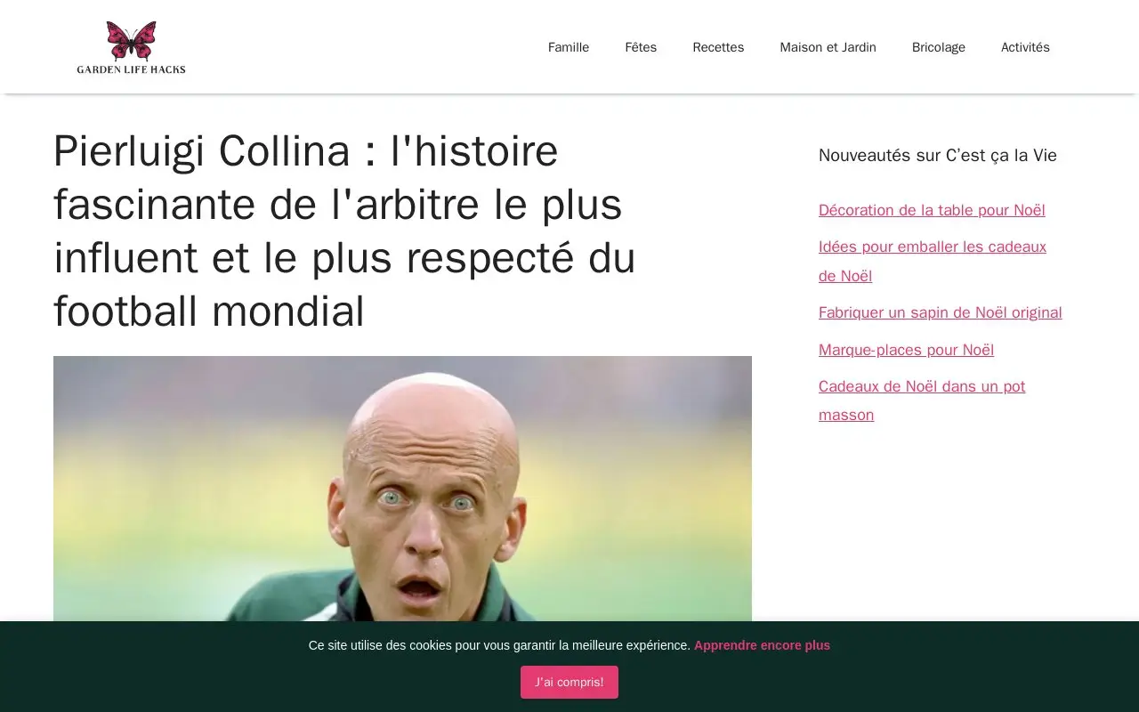Landing page screenshot